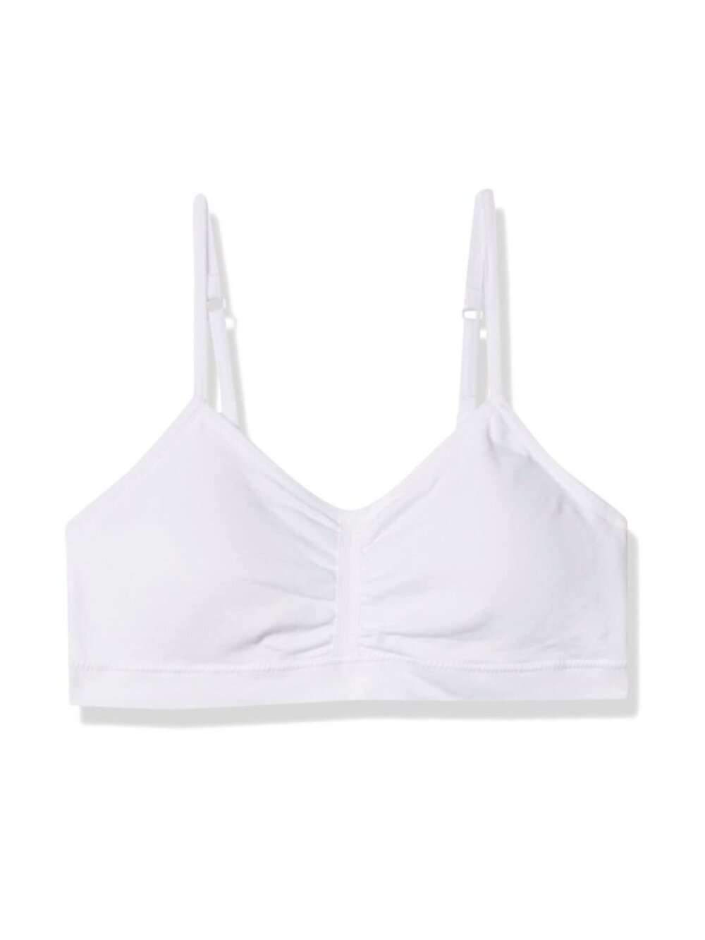 Maidenform Girls White Seamfree Adj. Straps Removable Cups Training Bra Medium